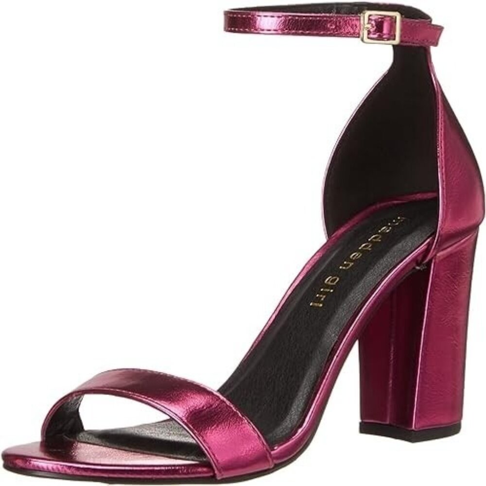 Madden Girl Women's Beella Heeled Sandal Size 6M Color Pink